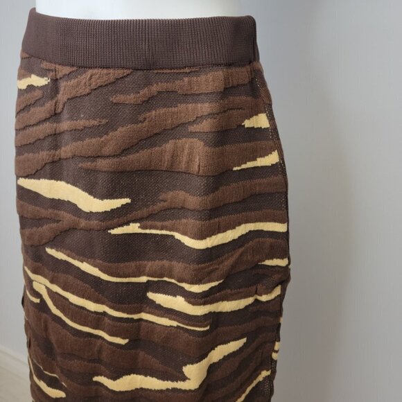 SHEIN  High Waist Thick Knit Midi Skirt - Picture 2 of 6